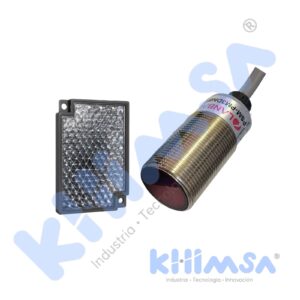 PSM-PM3DPBR  SENSOR FOTOREFLECTIVO CON LED M18 PNP NO 10-30VDC CON ESPEJO TD-09 SN=3MTS CON CABLE 2MTS 3 HILOS IP67