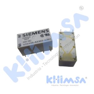 V23105-A5305-A201 RELE MINIATURA DE SEÑAL DPDT 24VDC 3A/250VAC  8 PINES
