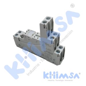 GZM80   BASE PARA RELE MINIATURA DE 8 PINES 12/300VAC PARA RIEL DIN