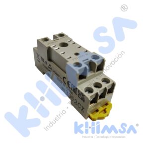 PYF08A-N  BASE DE 8 PINES PARA RELE MY2 7A/250VAC RIEL DIN