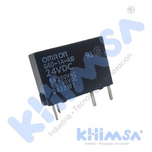 G6D-1A-ASI-24DC  RELE MINIATURA ELECTROMAGNETICO SPST-NO 24VDC  5A/250VAC DE 4 PINES