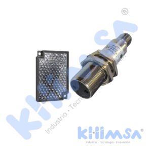 PR18-DM3DPR-E2  SENSOR FOTOREFLECTIVO M18 SN=3MTS PNP NO+NC 10-30VDC CON ESPEJO TD-09 CON CONECTOR M12 4 PINES IP67