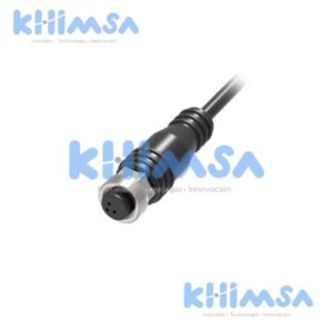 QE8-N3F2  CONECTOR RECTO HEMBRA M8 3 PINES CON CABLE DE 2 MTS IP67
