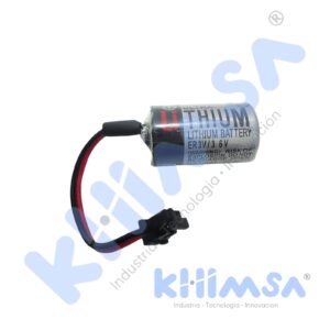 ER3V/3.6V BATERIA LITHIUM 3.6V LI-SOL2 PLC 1000MAH CON CABLE Y CONECTOR