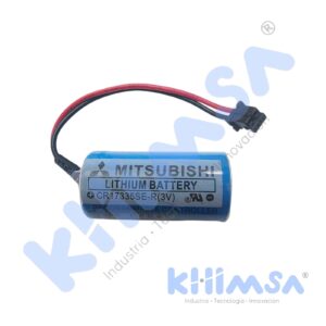 Q6BAT CR17335SE-R BATERIA LITHIUM 3V 1800MAH PARA PLC CON CABLE Y CONECTOR