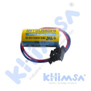 ER17330/3.6V BATERIA LITHIUM 3.6V A6BAT CON CONECTOR P/PLC 2000MAH