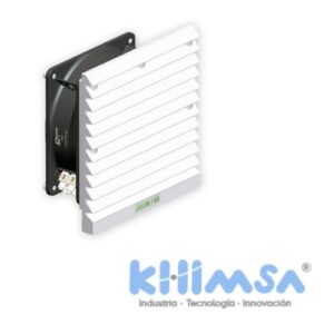 FJK6621PB230  VENTILADOR INDUSTRIAL CON REJILLA Y FILTRO PARA TABLERO 116X116MM 58M3/H 220VAC