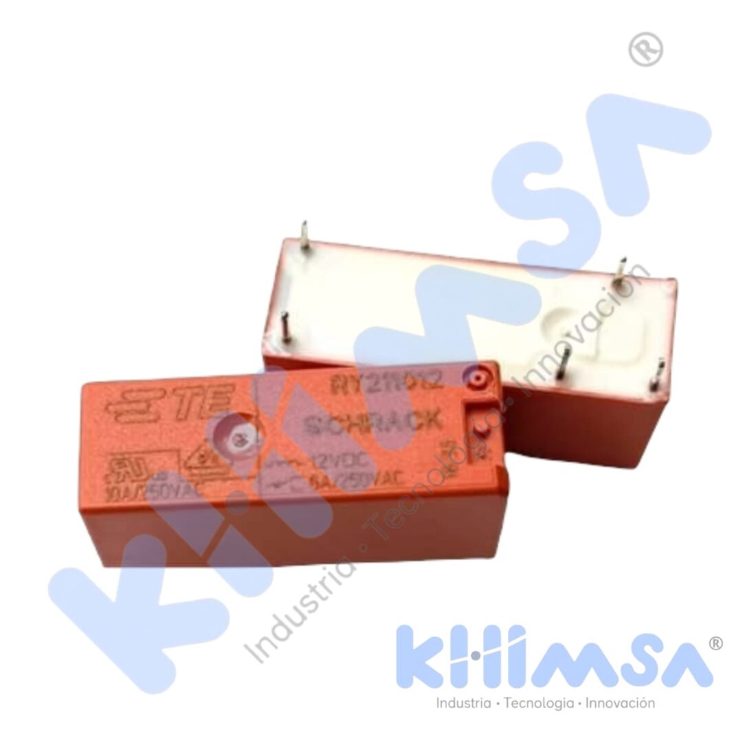 RY211012 RELE ELECTROMAGNETICO SPDT DE 5 PINES 12VDC 8A/250VAC IP40