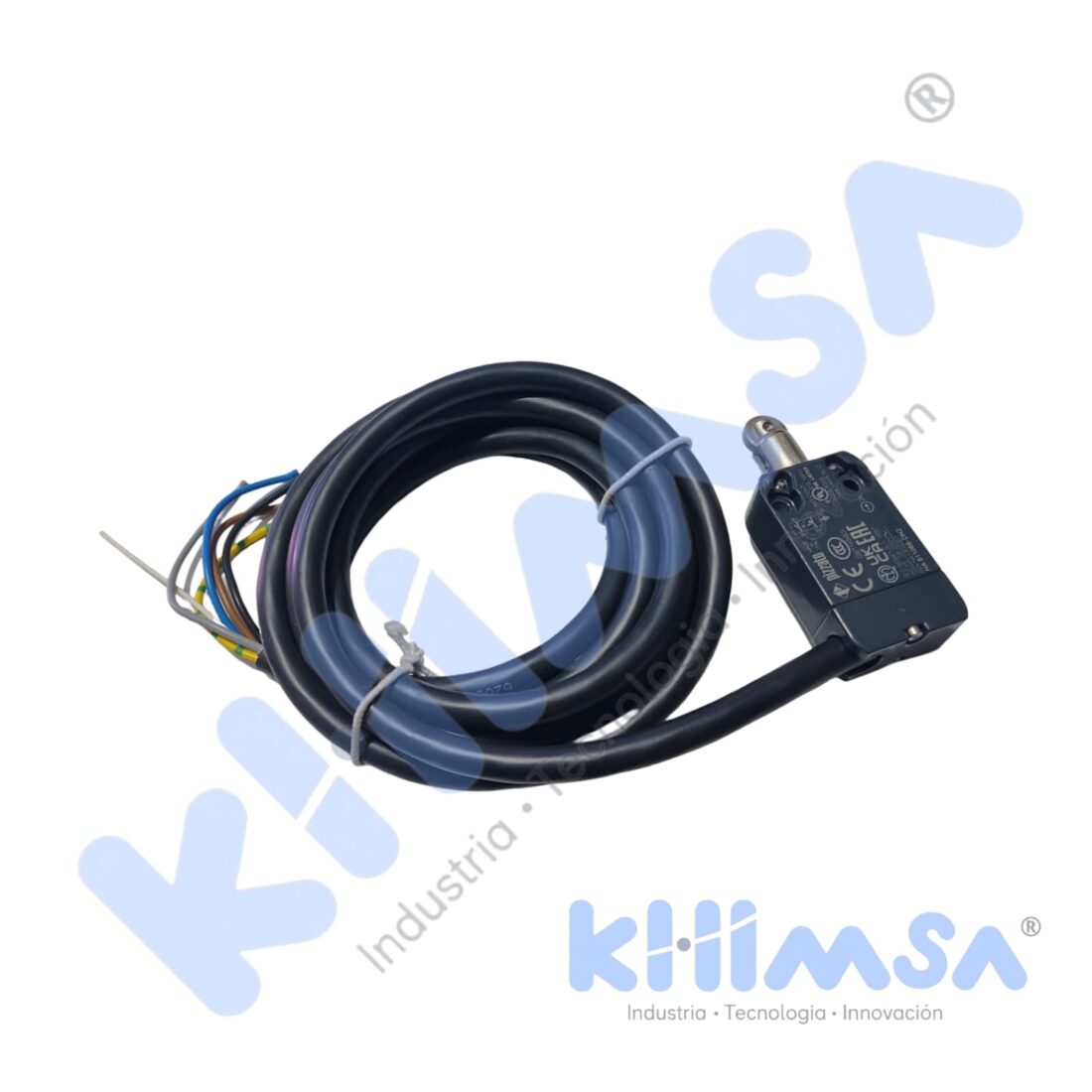 NA B110BB-DN2 INTERRUPTOR FINAL DE CARRERA METAL PULS ROLD DE ACERO CAB 5H 1NA+NC CON CABLE 2MTS 6 HILOS