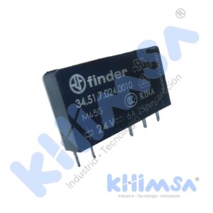 34.51.7.024.0010 MINI RELE TERMOMAGNETICO DE 24VDC 6A/250V 1NA/NC  5 PINES