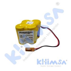 BR-2/3AGCT4A BATERIA DE PACK LITHIUM GE FANUC 6V 2400MAH CON CONECTOR MARON 2PINES