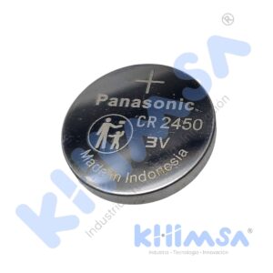 CR2450 BATERIA LITHIUM TIPO BOTON 3V 620mAh NO RECARGABLE