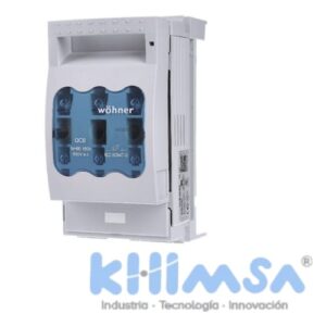 QCB NH00-160  SECCIONADOR TRIPOLAR 160AMP 690VAC MONTAJE SOBRE BARRAS CONEXIÓN SUPERIOR