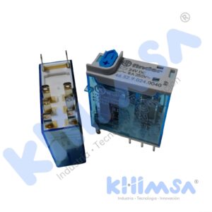46.52.9.024.0040 RELE ELECTROMAGNETICO 24VDC 8A/250V 8 PINES C/INDICADOR MECANICO