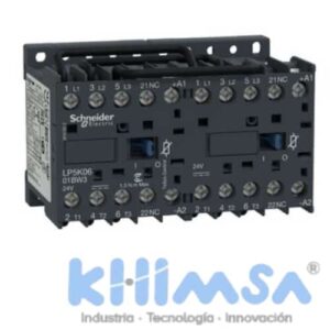 LP5K0601BW3 CONTACTOR REVERSIBLE DE RETORNO DE 3P NO CONTAC NC 24VDC 660VAC