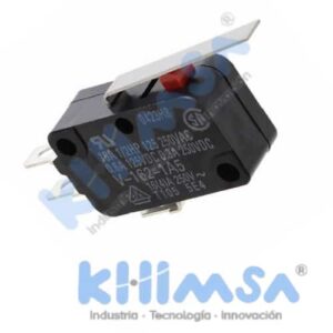 V-162-1C5  MICROSWITCH ACCION 0,6A/125V 16A/250C SPDT NO+NC+COM PALANCA CORTA 3 TERMINAL IP40