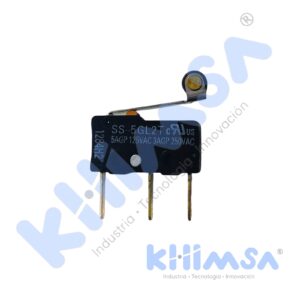SS-5GL2T MICROSWITCH ACCION 5A 125V SPDT NO+NC+COM PALANCA CON ROLDANA PLAST 3 PINES IP40
