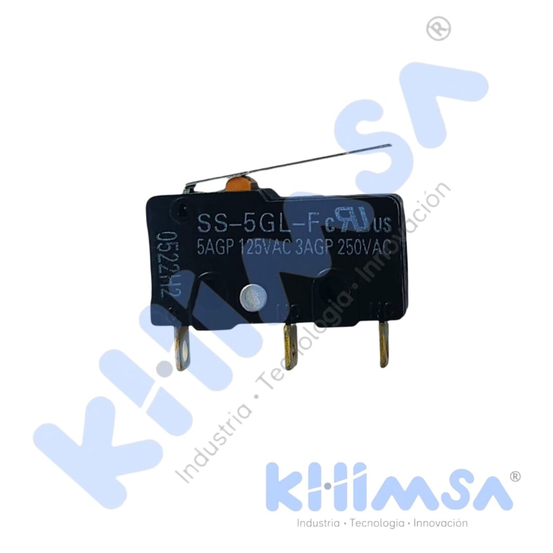 SS-5GL-F MICROSWITCH ACCION 5A 125V 3A 250VAC SPDT NO+NC+COM PALANCA CORTA 3 PINES