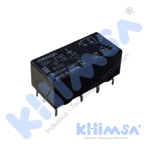 G6A-274P-ST-US-DC5  RELE MINIATURA ELECTROMAGNETICO DPDT 5VDC (SIN INCLAVAMIENTO) 2A/125VAC DE 8 PINES