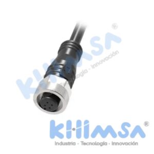 QE12-N4F10 CONECTOR RECTO HEMBRA PARA SENSOR M12 4 PINES CON CABLE DE 10 MTS IP67