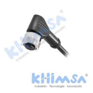 QE12-N4G10 CONECTOR CURVO HEMBRA PARA SENSOR M12 4 PINES CON CABLE DE 10 MTS IP67
