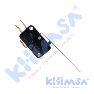 V-103-1A4 MICROSWITCH ACCION 0,6A/125V 10A/250C SPDT NO+NC+COM PALANCA LARGA 3 TERMINAL