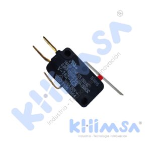 V-162-1C5 MICROSWITCH ACCION 0,6A/125V 16A/250C SPDT NO+NC+COM PALANCA CORTA 3 TERMINAL IP40