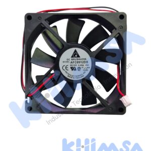 AFC0912DB-F00 VENTILADOR AXIAL 12VDC 0.45A DE 2 CABLE CON CONECTOR 92X92X15MM 3.72W 3300RPM