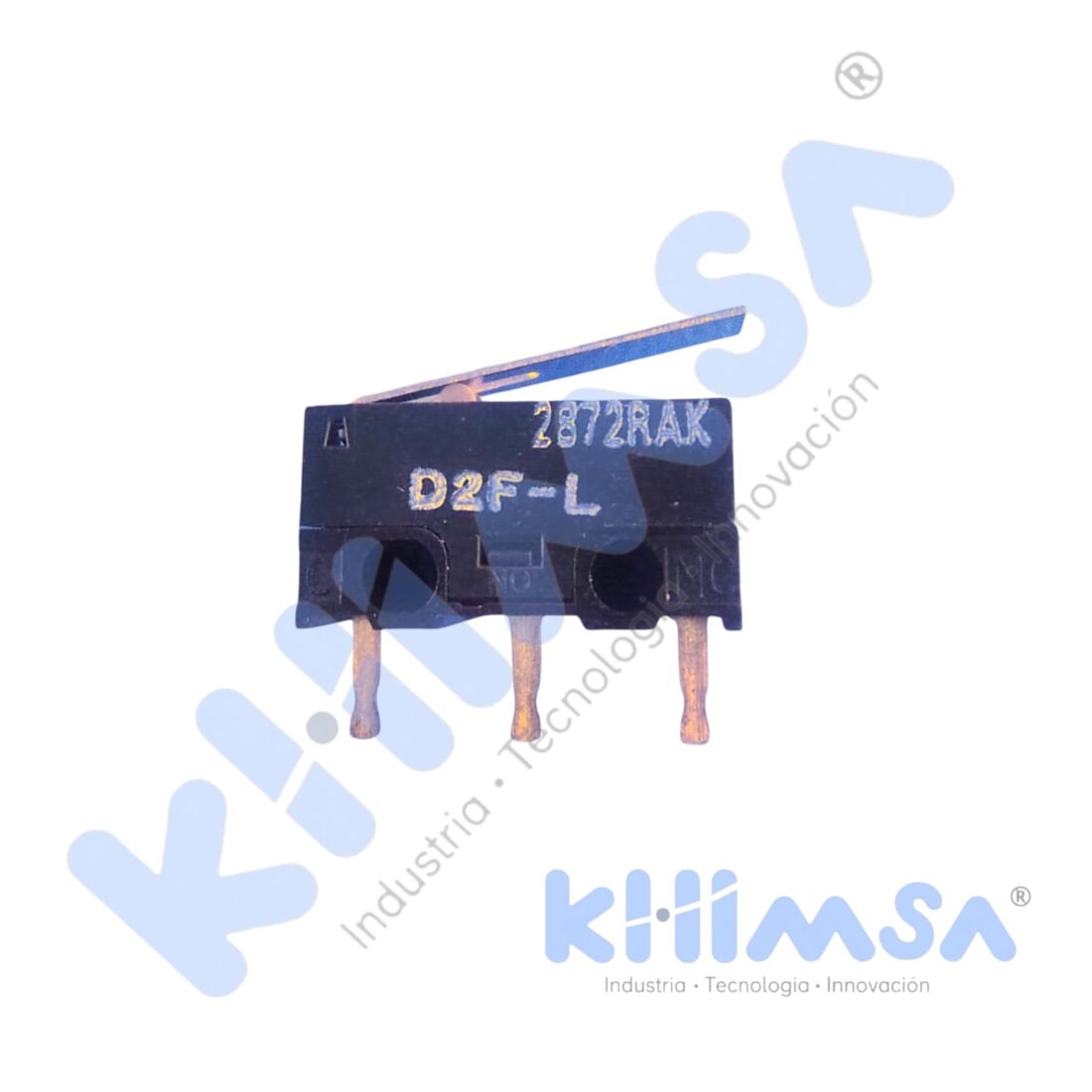 D2F-L MICROSWITCH ACCION 3A 125V 2A 30VAC SPDT NO+NC+COM PALANCA CORTA 3 PINES