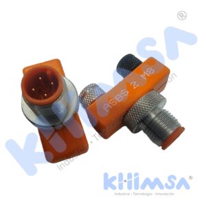 ASBS2M8 CONECTOR TIPO Y MACHO M12 A HEMBRA M8X2 DE 3 PINES IP67