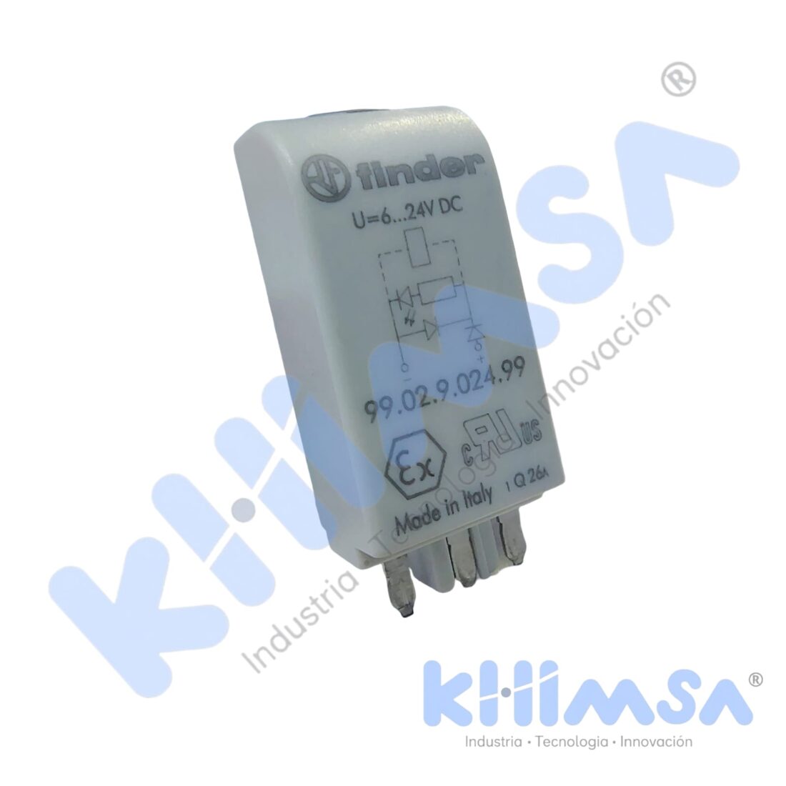 99.02.9.024.99 MODULO DE PROTECCIÓN SOPORTE DE SEÑALIZACIÓN LED C/VERDE 6-24VDC