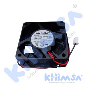 2410ML-05W-B60 VENTILADOR AXIAL 24VDC 0.17A 2 HILOS CON CONECTOR 60X60X25MM
