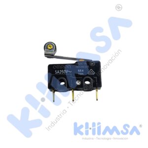 SS-5GL2-FD MICROSWITCH ACCION 5A 125V 3A/250VAC SPDT NO+NC+COM PALANCA Y ROLDANA 3 PINES