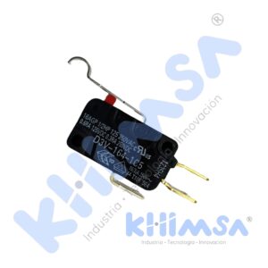 D3V-164-1C5 MICROSWITCH ACCION 10A/30V 16A/250C SPDT NO+NC+COM PALANCA CORTA 3 TERMINAL