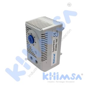 KTS-011 TERMOSTATO PARA VENTILADOR AZUL 0-60º C NA 10A 230VAC