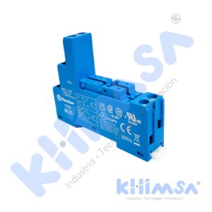95.05SPA BASE RECTANG. PARA RELE DE 8 PINES 10A/250VAC P/RIEL DIN (TIPO TORNILLO)
